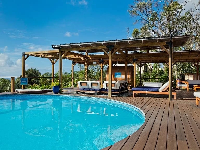 Pool and sun deck